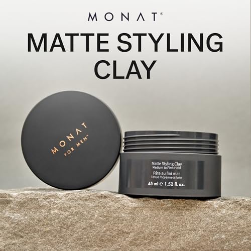 MONAT Matte Styling Clay for Men - 45ml Hair Paste