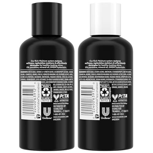 TRESemmé Rich Moisture Travel Shampoo & Conditioner Set, 3 Oz