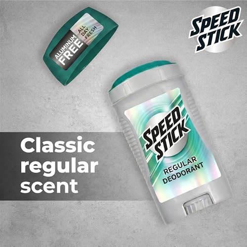 Speed Stick Aluminum Free Deodorant for Men, 3 oz (4 Pack)