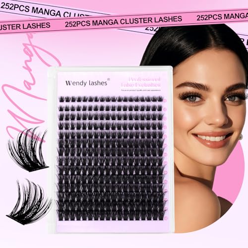 100D Spiky D-Curl Lash Clusters - Anime Manga Volume Lashes 10-18mm