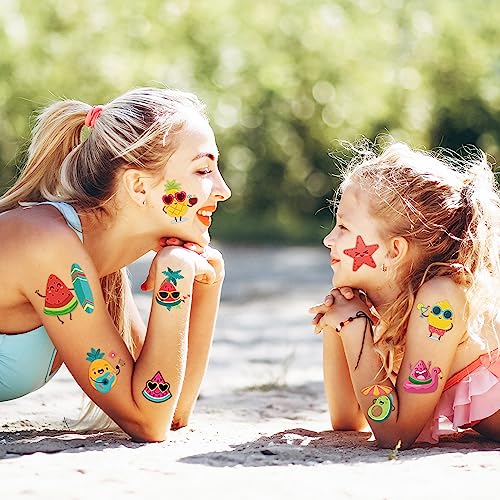240 Pc Summer Fruit Temporary Tattoos for Kids Bulk