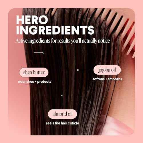 MONDAY HAIRCARE ANTI-FRIZZ Hair Mask with Shea Butter, Jojoba, Coconut, & Almond Oil for Frizz-Prone Hair 250 mL (Dual Pack)