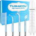 TUMAKOU High Frequency Facial Wand - 4 Blue Glass Tubes
