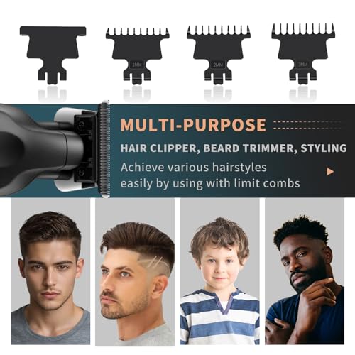 KEMEI KM-PG2499 Cordless Hair Trimmer with LED Display