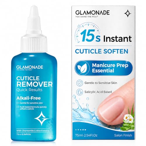Glamonade Clear Cuticle Remover Gel 15ml - Fast Nail Art Cuticle Removal