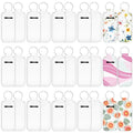 30 Pcs Sublimation Lipstick Holder Keychain Blanks, Chapstick Holder with Neoprene Clip-on Sleeve, Bulk Travel Key Ring DIY Sublimation Blanks Products