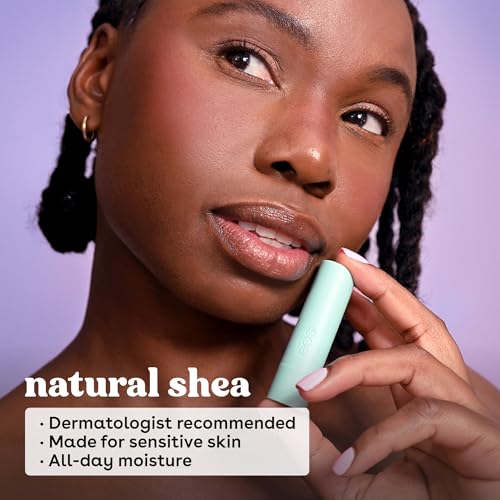 eos Natural Shea Lip Balm - Birthday Cake, All-Day Moisture, Pack of 1