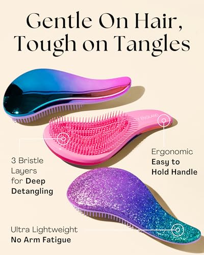Lily England Detangler Brush for Curly & Thick Hair