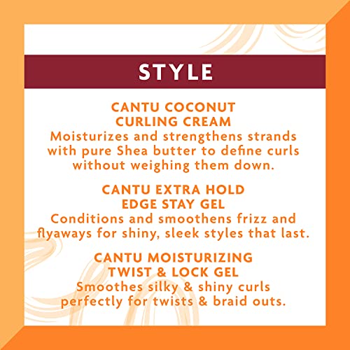 Cantu Coconut Twist Bundle, 3 Count