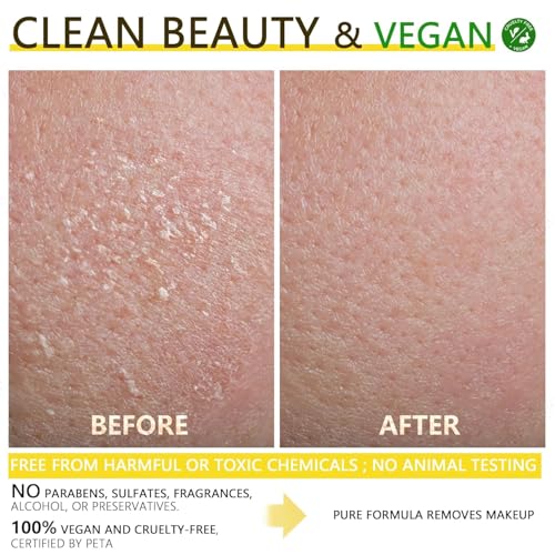 Vitamin E Cleansing Balm (3oz) ? Removes Waterproof Makeup & SPF, Hydrating, No Double Cleanse, Korean Oil-Based, Vegan, Travel-Friendly Tin with Magnetic Spatula, For All Skin Types