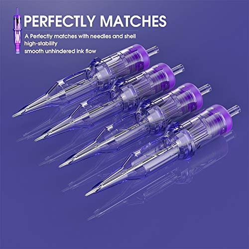 Mast Pro Tattoo Cartridge Needles 50pc Assorted Mixed Size