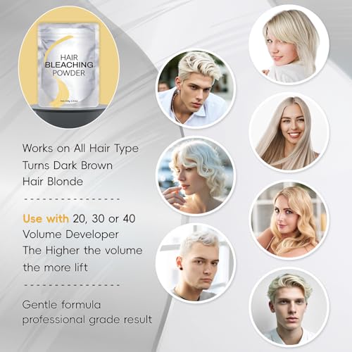 Professional Hair Bleach Powder for Salon-Quality Lightening - 100g