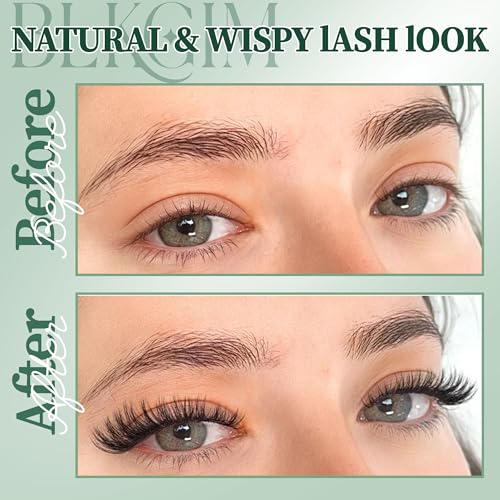 Lash Clusters DIY Eyelash Extensions 144 Pcs D Curly 0.07mm