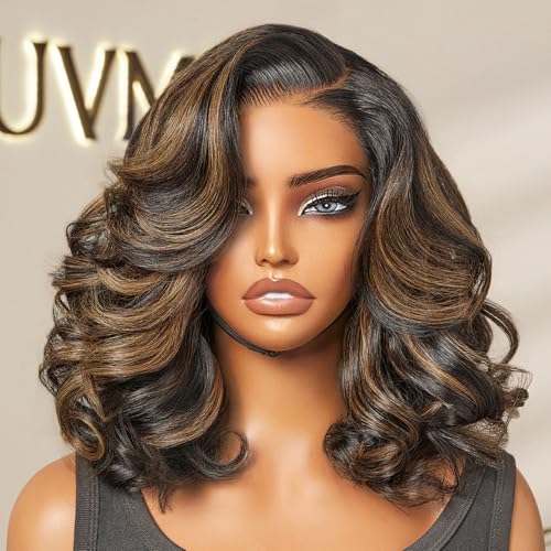 LUVME HAIR 16-Inch Loose Wave Glueless Lace Front Wig - HD Lace
