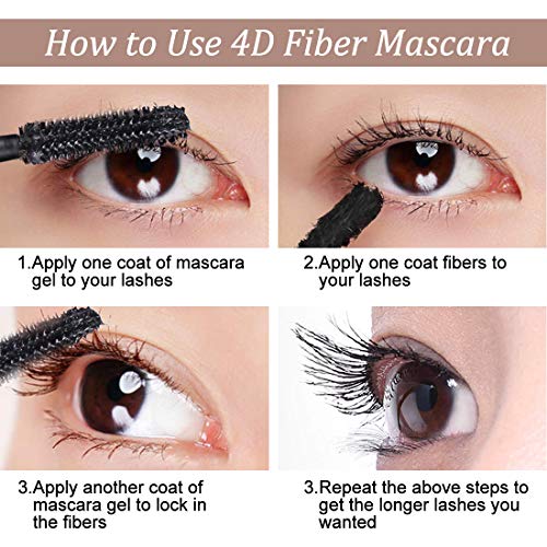 4D Silk Fiber Lash Mascara - Waterproof & Long Lasting