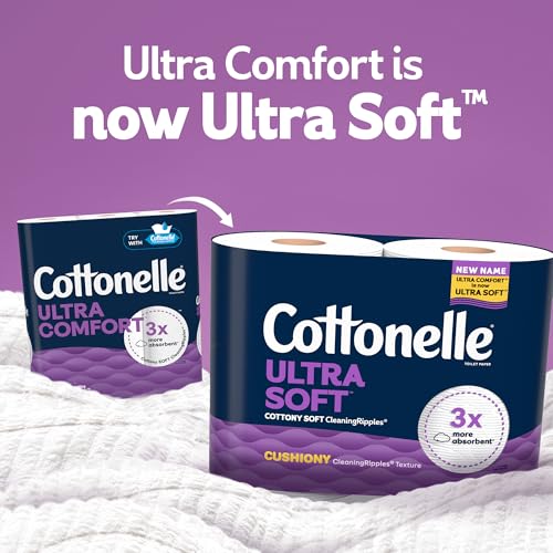 Cottonelle Ultra Soft Toilet Paper - 24 Family Mega Rolls