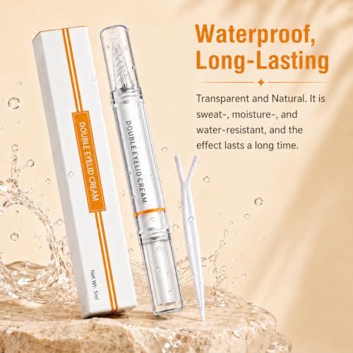 Baysea Double Eyelid Cream Stick - Waterproof Invisible Lift (2 Pack)