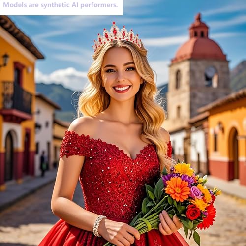 Kamirola Queen Crown & Crystal Tiara for Women - Bridal & Party