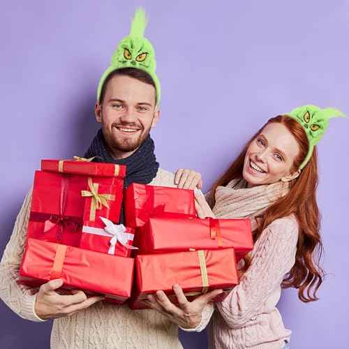 Christmas Green Monster Headband 1 Pack For Women and Girls Halloween Costume Show