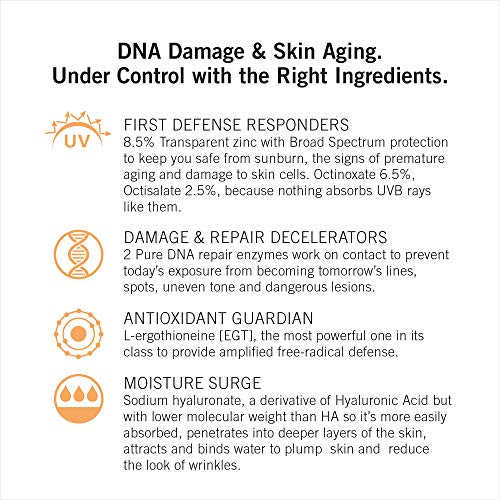 NEOVA SmartSkincare Facial Sunscreen Everyday Facial Fluid 2.5 fl. Oz. | Broad Spectrum SPF 44 Hybrid Sun Defense | Oil Free & Non Comdogenic