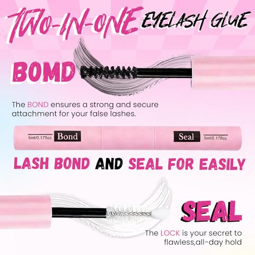 Lash Clusters Kit 280pcs 30D+40D D Curl 10-14MM with Glue & Tools