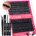 Fluffy Lash Clusters Kit 80D+100D D Curl Extensions 10-18mm
