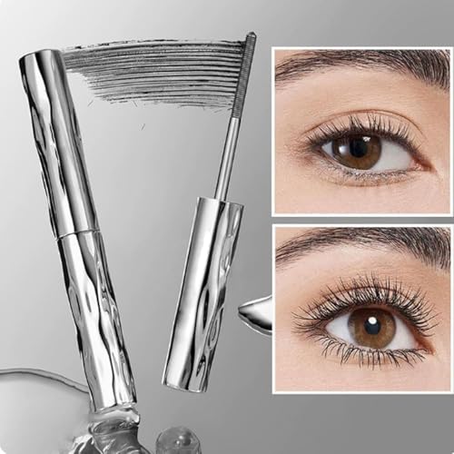 BEDARP Waterproof Curling Mascara with Fiber & Primer, Long-Lasting Black
