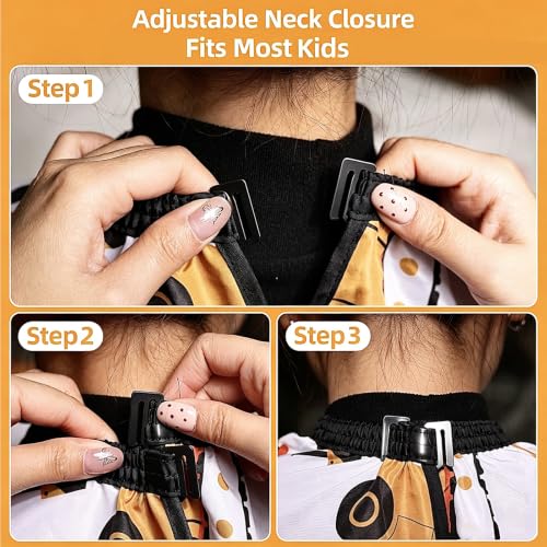 Kids Hair Cutting Cape with Sleeves - 3 Pack