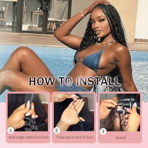 Weeybay Blonde Deep Wave Human Hair Extensions 20 Inch 3 Bundles for Braiding
