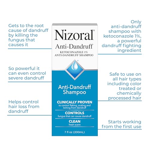 Nizoral Anti-Dandruff Shampoo, 7 Oz + Deep Moisturizing Conditioner, 9.4 Oz Bundle