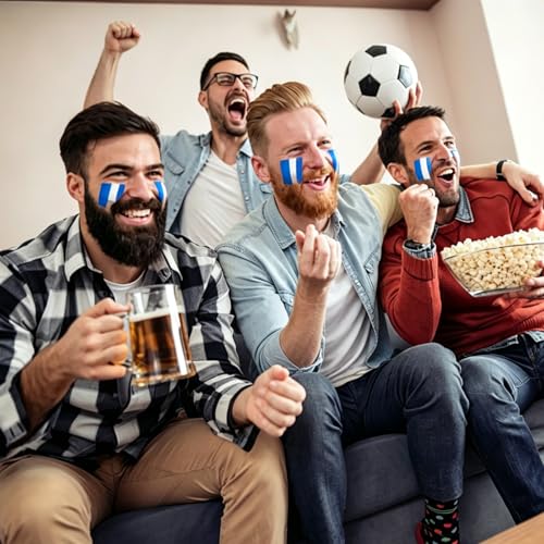 3-in-1 Patriotic Face Paint Stick for Soccer & Sports Fans
