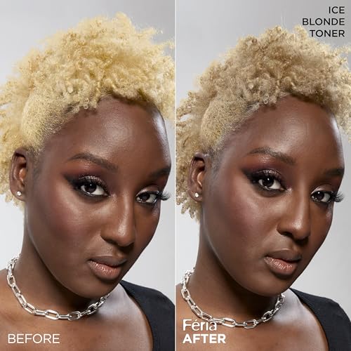 L'Oreal Paris Feria Ice Blonde Anti-Brass Toner, Ammonia-Free