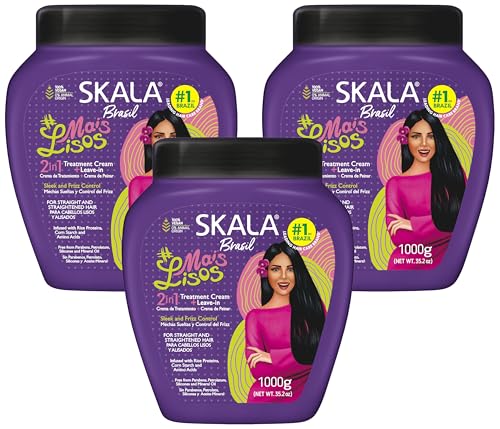 SKALA 2 in 1 Treatment Cream & Leave In Conditioner for Frizz-Prone Hair, 1000g