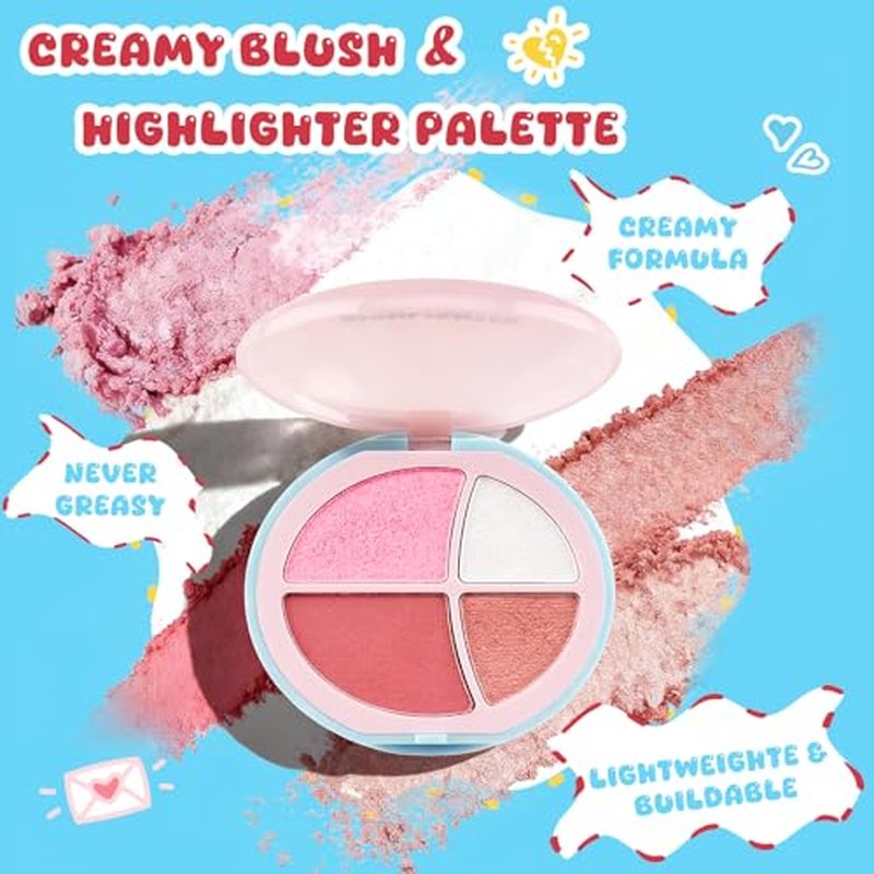 Color Nymph Teen Makeup Kit - 12 Eyeshadow Complete Beginner Set