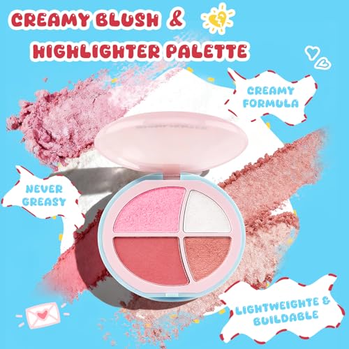 Color Nymph All-in-One Makeup Kit for Teen Girls - 12 Eyeshadows & More