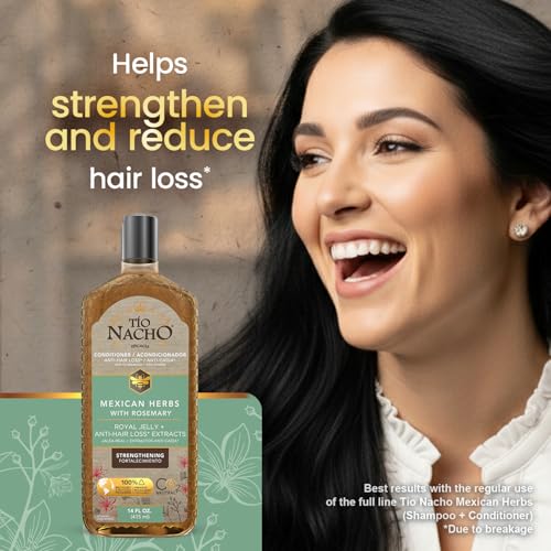 Tio Nacho Anti-Hair Loss Conditioner - Royal Jelly & Rosemary, 14 fl oz