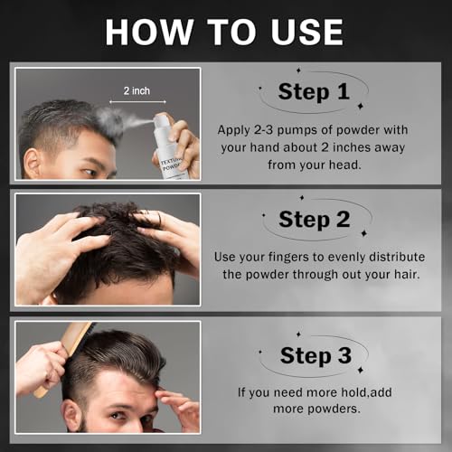Hair Styling Powder Spray - Volumizing Texture for Men & Women
