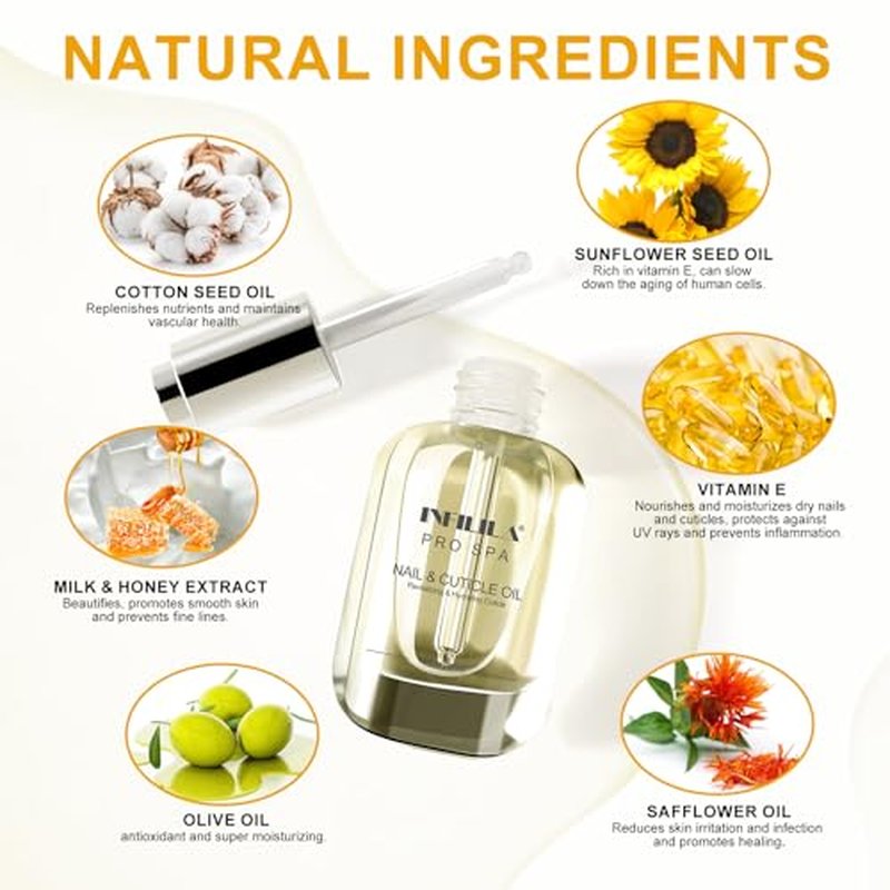 Natural Cuticle Oil with Vitamin E for Stronger Nails - NXJ INFILILA