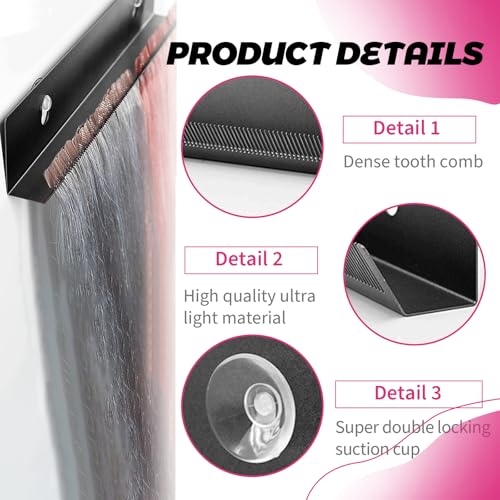 Stainless Steel Hair Extension Holder Stand with Suction Cups