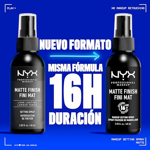 NYX PROFESSIONAL MAKEUP Makeup Setting Spray - Dewy Finish, Long-Lasting Vegan Formula (Packaging May Vary)