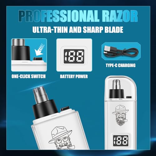 Professional Rechargeable Hair Clippers for Men - Trimmer Set