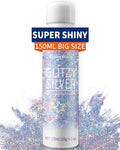 Hair Glitter Spray 150ML Holographic Silver for Festival