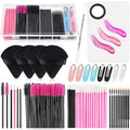 Audab Disposable Makeup Applicators Kit with Mixing Palette