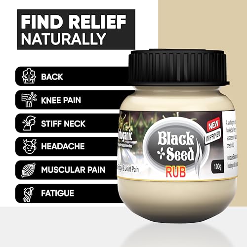 HERBOGANIC Black Seed Rub | Infused with Soothing Properties | Crafted to Provide Comfort to Joints, Muscles, Shoulders and Beyond | 3.5 oz.¡¦