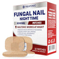 Treatonic Square Toe Nail Fungal Patches Nighttime Repair (32Pcs) - Toenail Treatment for Discolored & Damaged Nails
