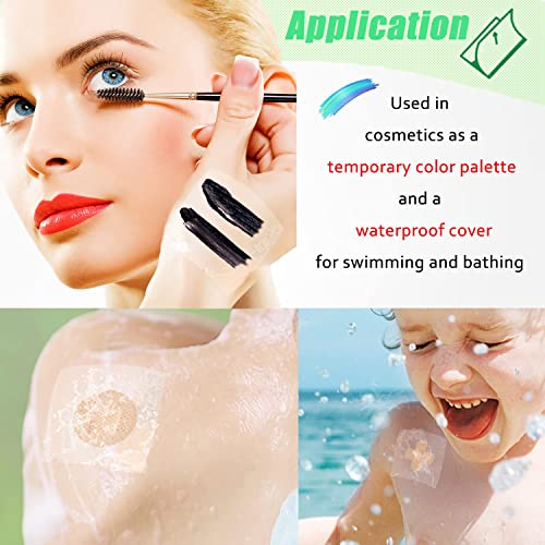 250 Piece Disposable Makeup Palette, Hand-Held 2.36" Adhesive