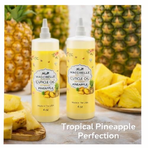Maccibelle Pineapple Cuticle Oil Refill for Dry Cracked Cuticles - 4 oz