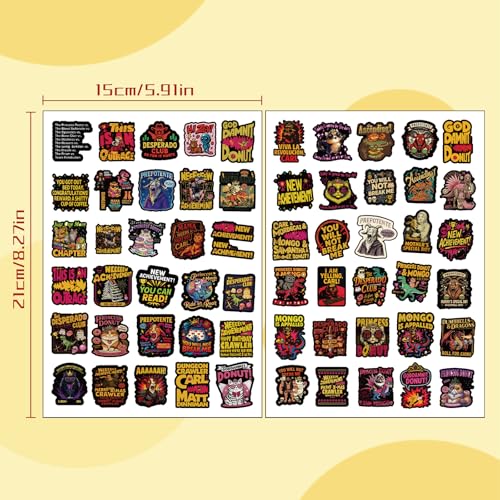 60Pcs Book Lover Temporary Tattoos - DCC Dungeon Design