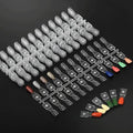 C12rtive Magnetic Nail Tips 120PCS - Premium Acrylic False Nail Display Tips for Gel & Polish, Easy to Color, Durable, Professional Use