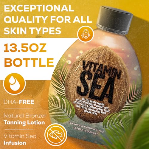 Vitamin Sea Natural Bronzer Tanning Lotion 13.5oz